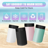Double-walled Stainless Steel Insulated Can Coozie with Straw for Slim Beer Beer Bottle for Cold Beverages Can Cooler