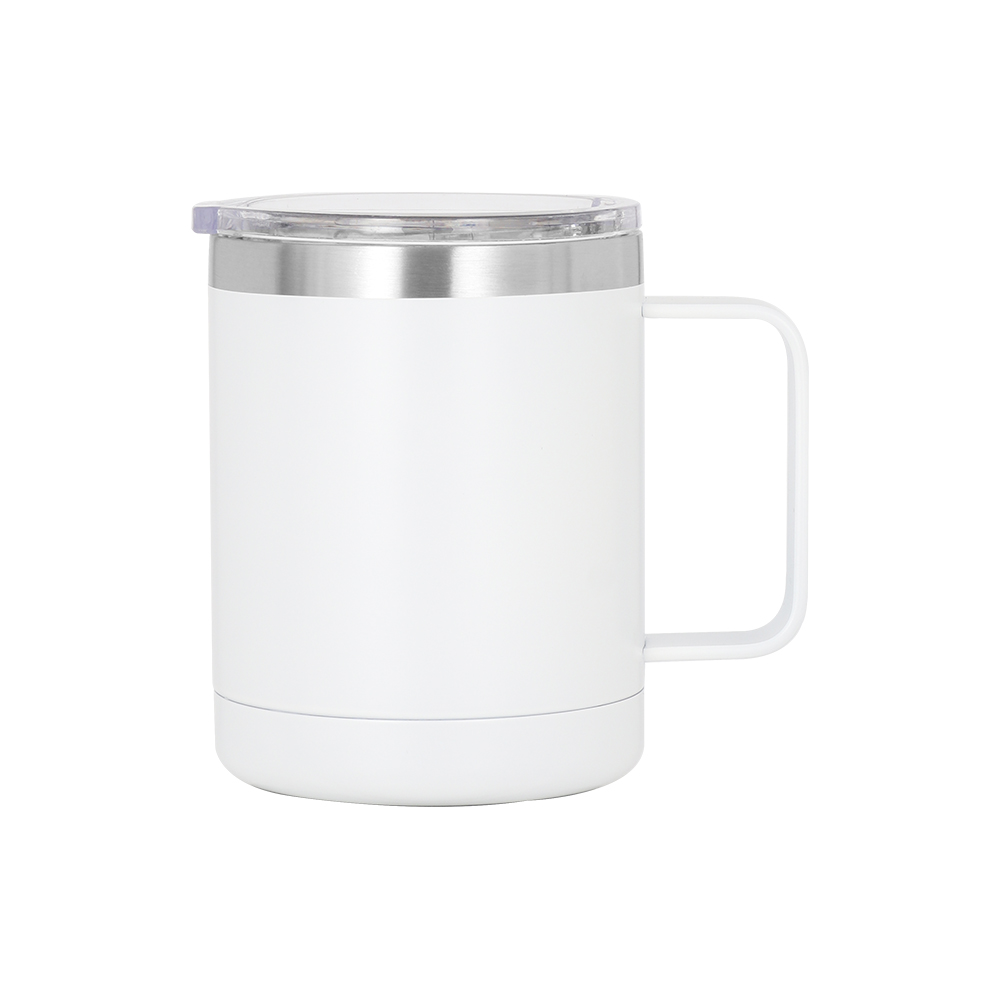 New Products 350 Ml Metal Cups Logo Stainless Steel Industrial Wine Mug With Handle